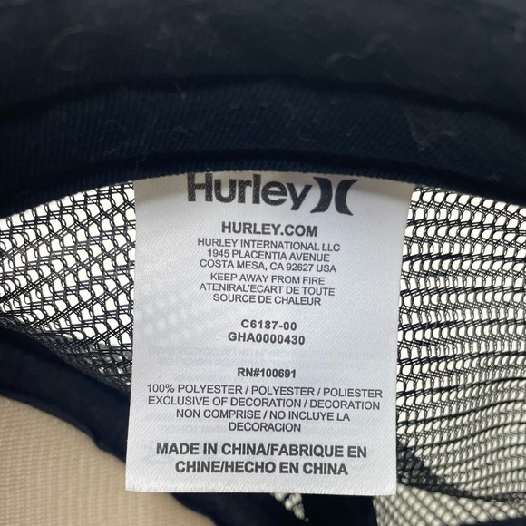 Hurley Men’s Graphic Mesh SnapBack Hat - Picture 5 of 6